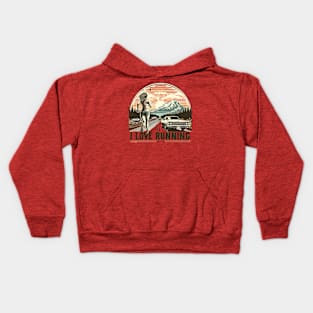 Endorphin Rush: I Love Running Kids Hoodie